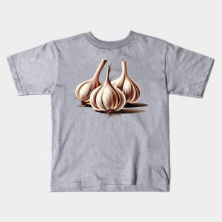 National Garlic Day – April Kids T-Shirt